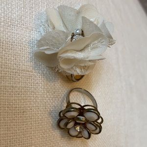 Lace & Floral Costume Jewelry Rings